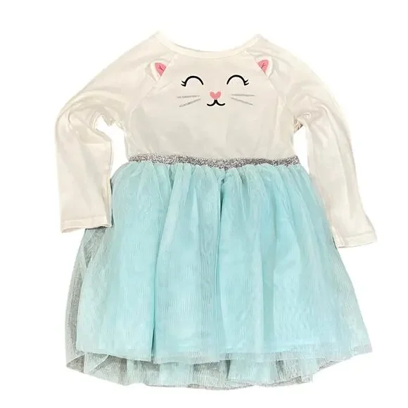 Cat & Jack | Dresses | Girls Cat Jack Long Sleeve Tutus Dress Size 8 Month  | Poshmark
